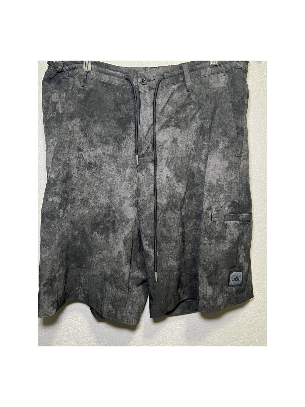 Adidas Adicross Desert Loose Fit Golf Shorts Men’s Large Black Sea All Over